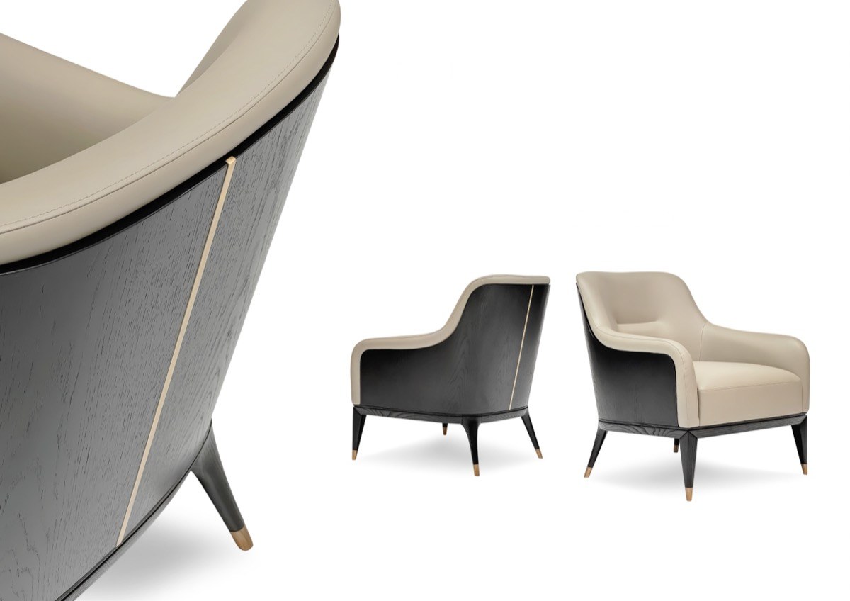 ACADEMY designer armchair — ByKepi, Delux Interiors Auckland