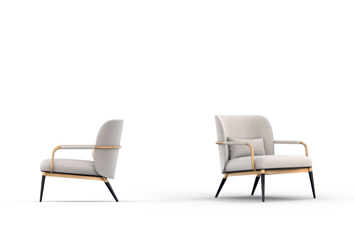 FIUME designer armchair — ByKepi, Delux Interiors Auckland