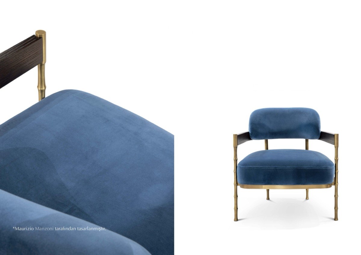 LAGONDA BAMBOO designer armchair — ByKepi, Delux Interiors Auckland