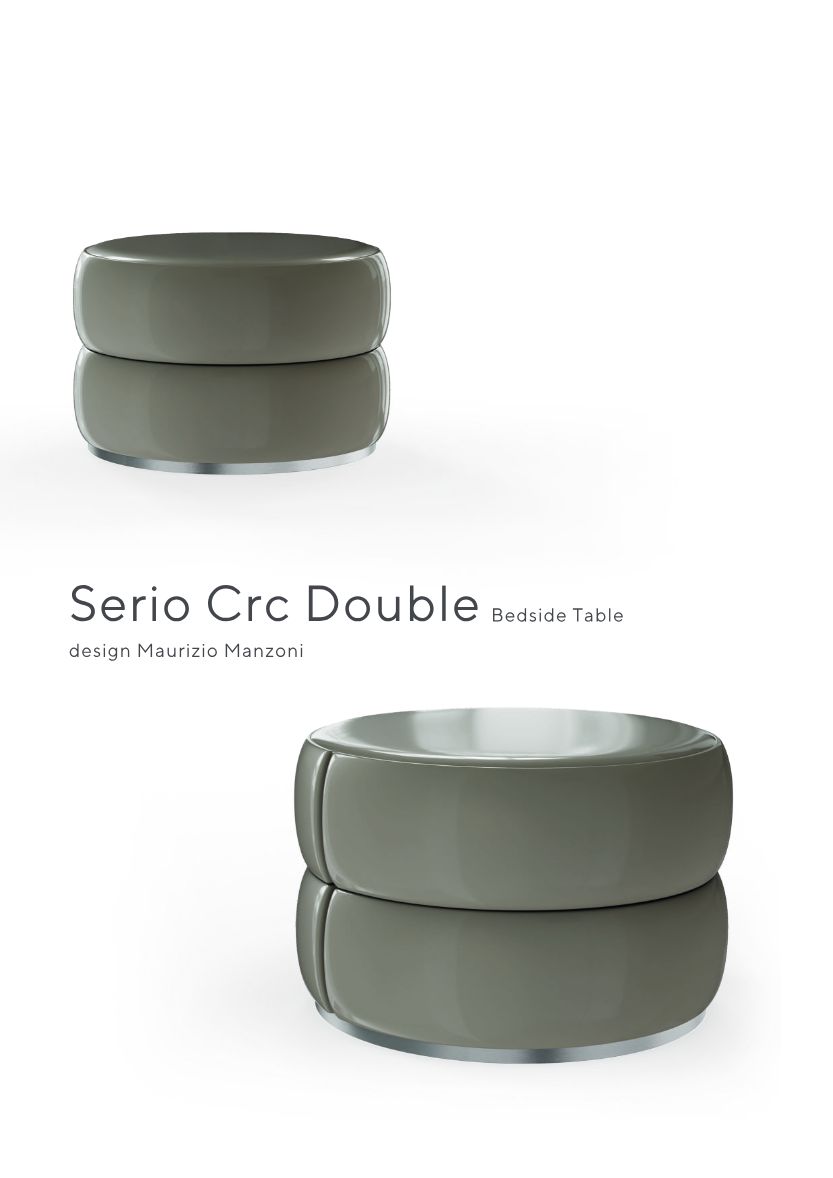 Serio Crc Double Bedside Table — Delux Interiors