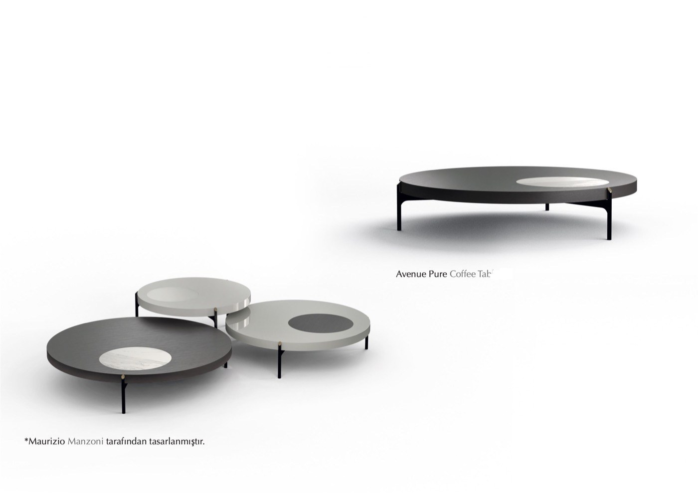 Avenue Pure designer coffee table — Studio Memo · Maurizio Manzoni — ByKepi, Delux Interiors Auckland