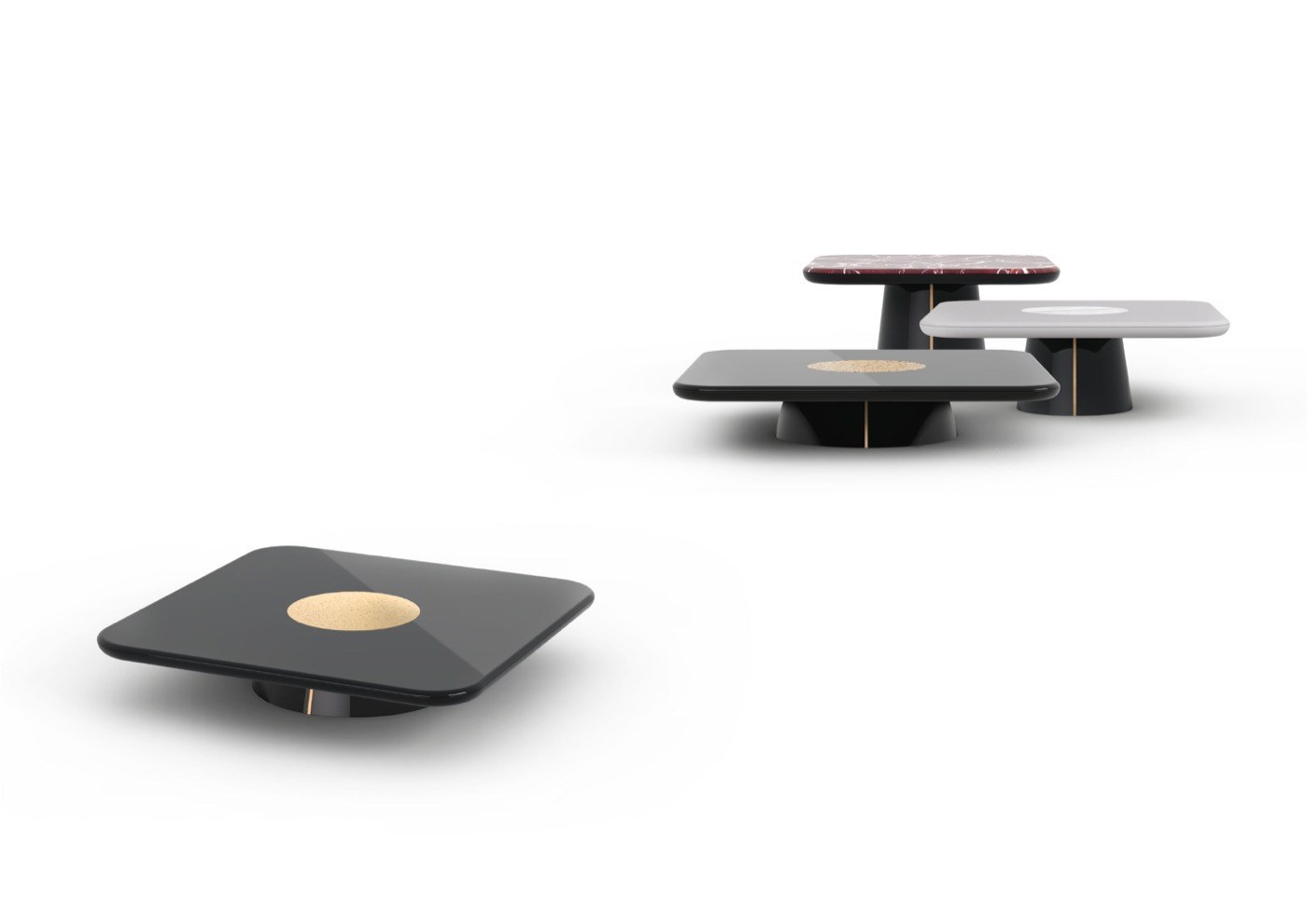 Fiume designer coffee table — Stone — ByKepi, Delux Interiors Auckland