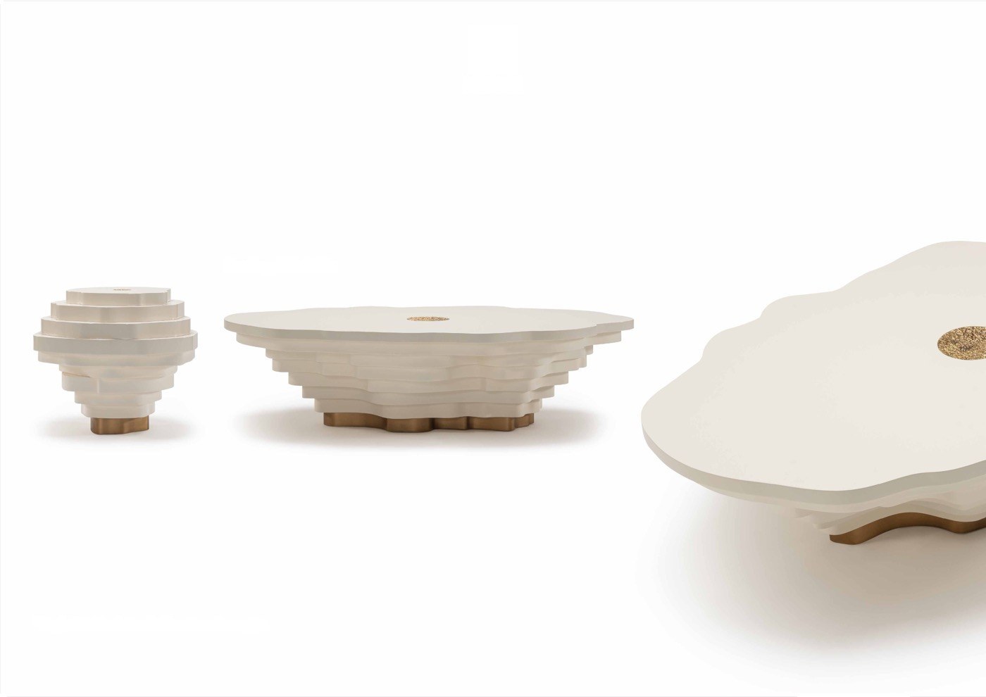 Powdery designer coffee table — Lacquered — ByKepi, Delux Interiors Auckland