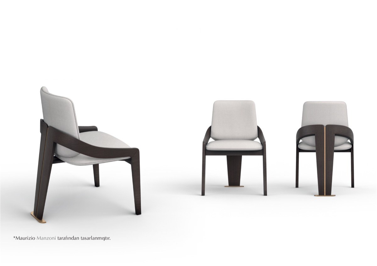 FIUME designer dining chair — ByKepi, Delux Interiors Auckland