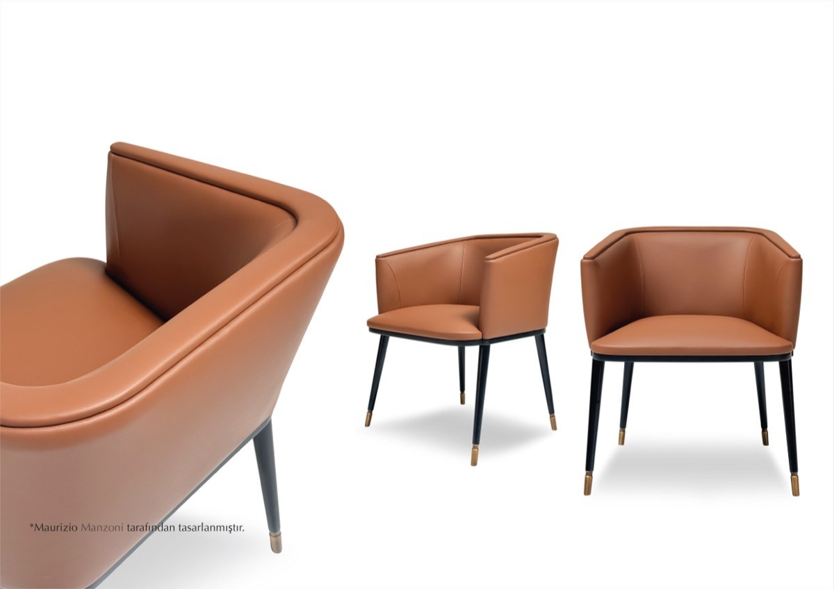 LAGONDA designer dining chair — ByKepi, Delux Interiors Auckland