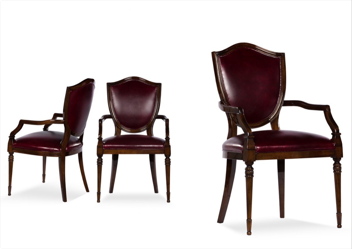 LONDON designer dining chair — W/ Arm — ByKepi, Delux Interiors Auckland