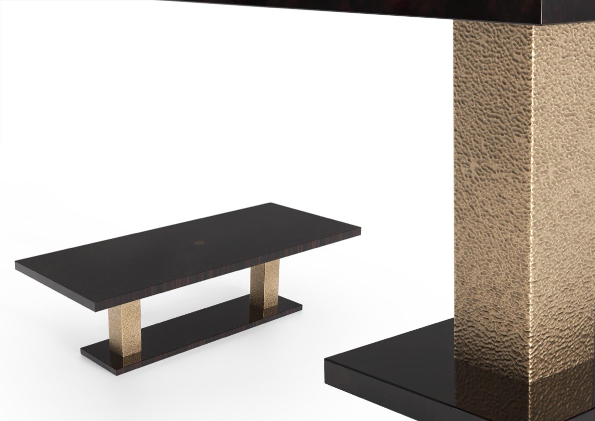 STONE designer dining table — ByKepi, Delux Interiors Auckland