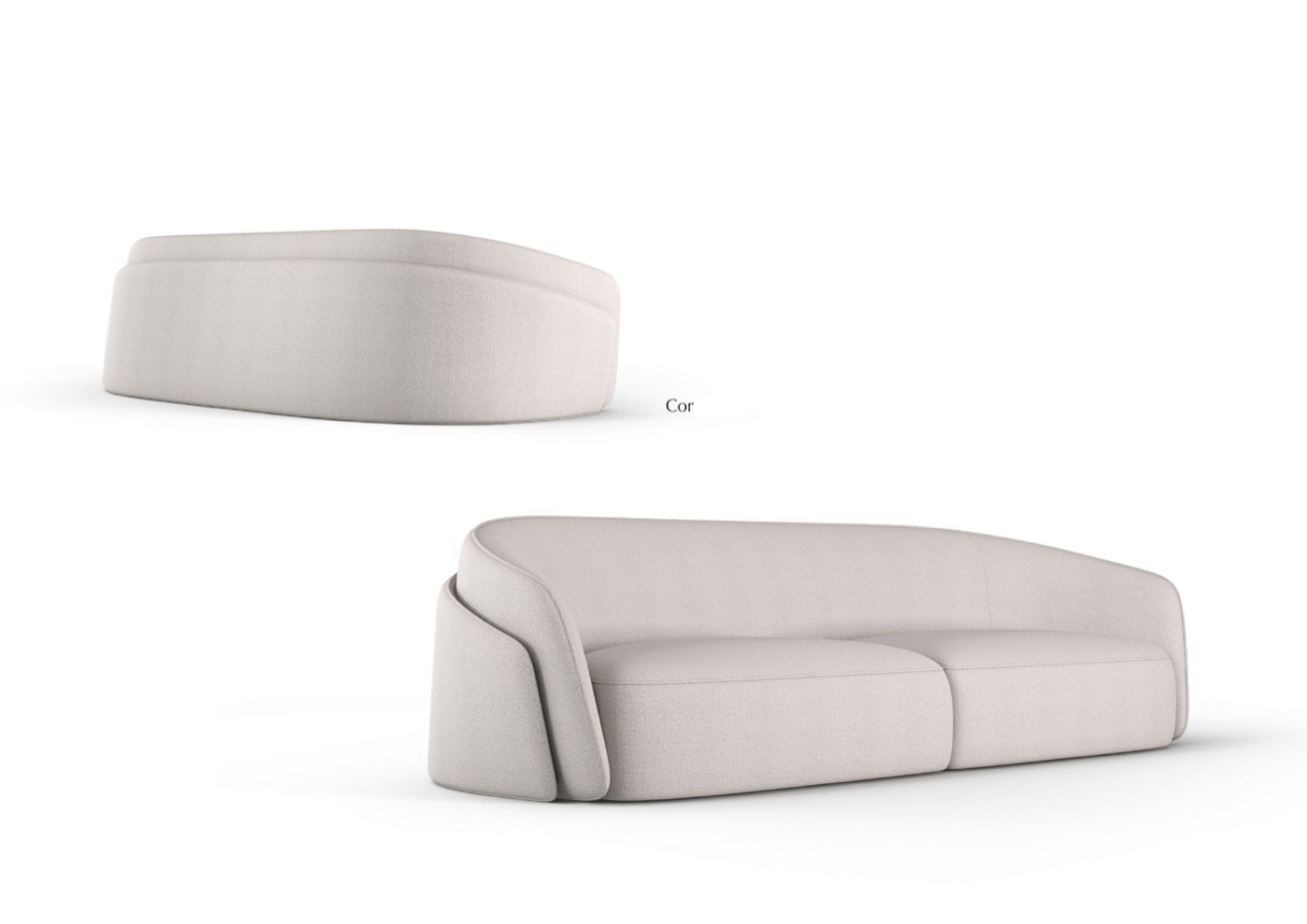 Cono (upholstered) designer sofa — ByKepi, Delux Interiors Auckland