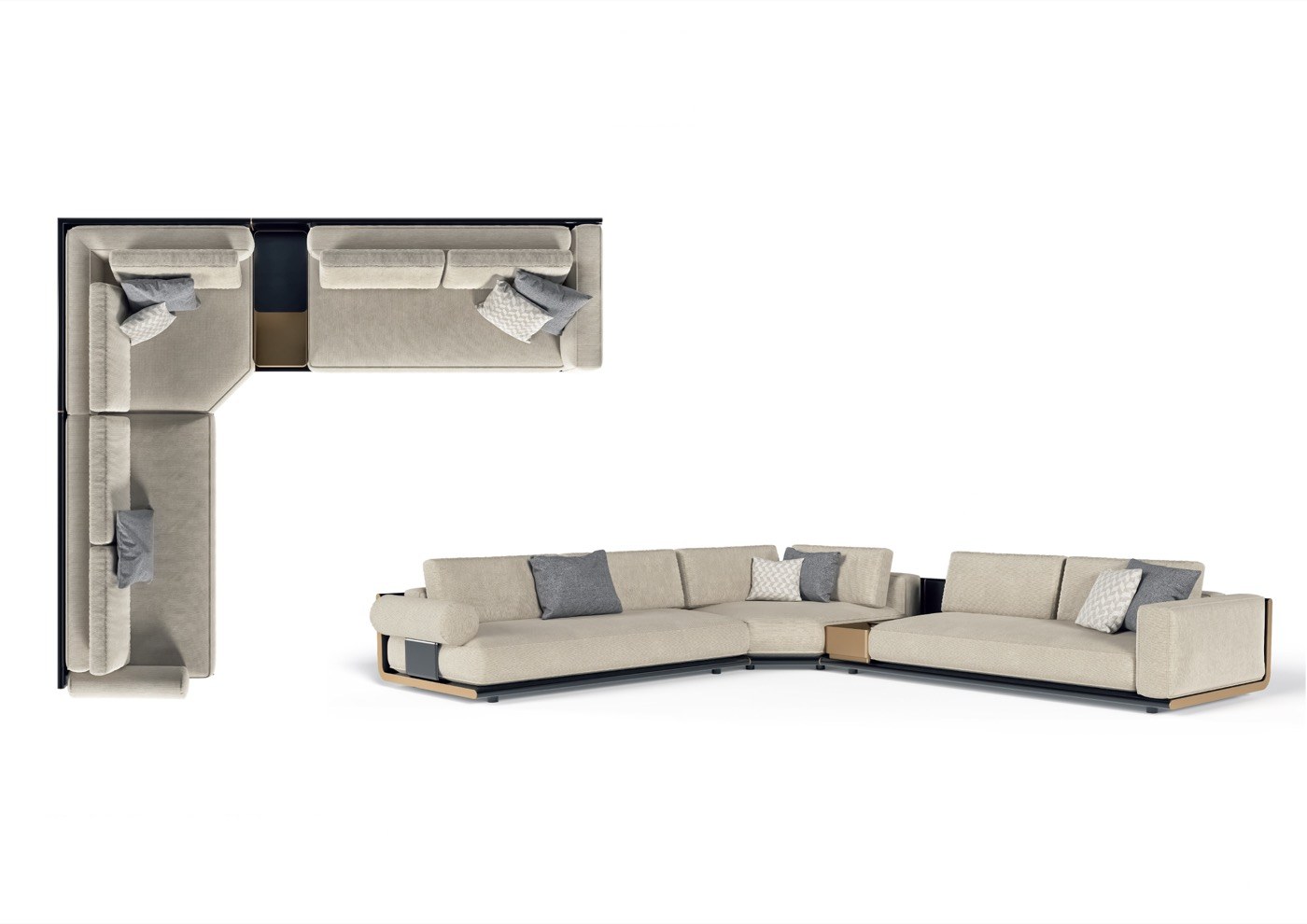 Lagonda modular corner sofa — ByKepi, Delux Interiors Auckland