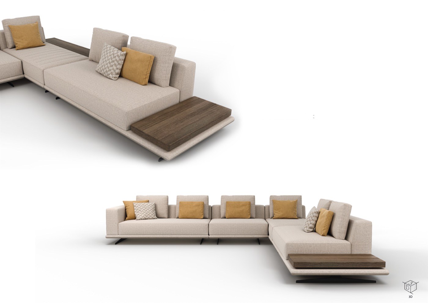 Soul modular corner sofa — ByKepi, Delux Interiors Auckland