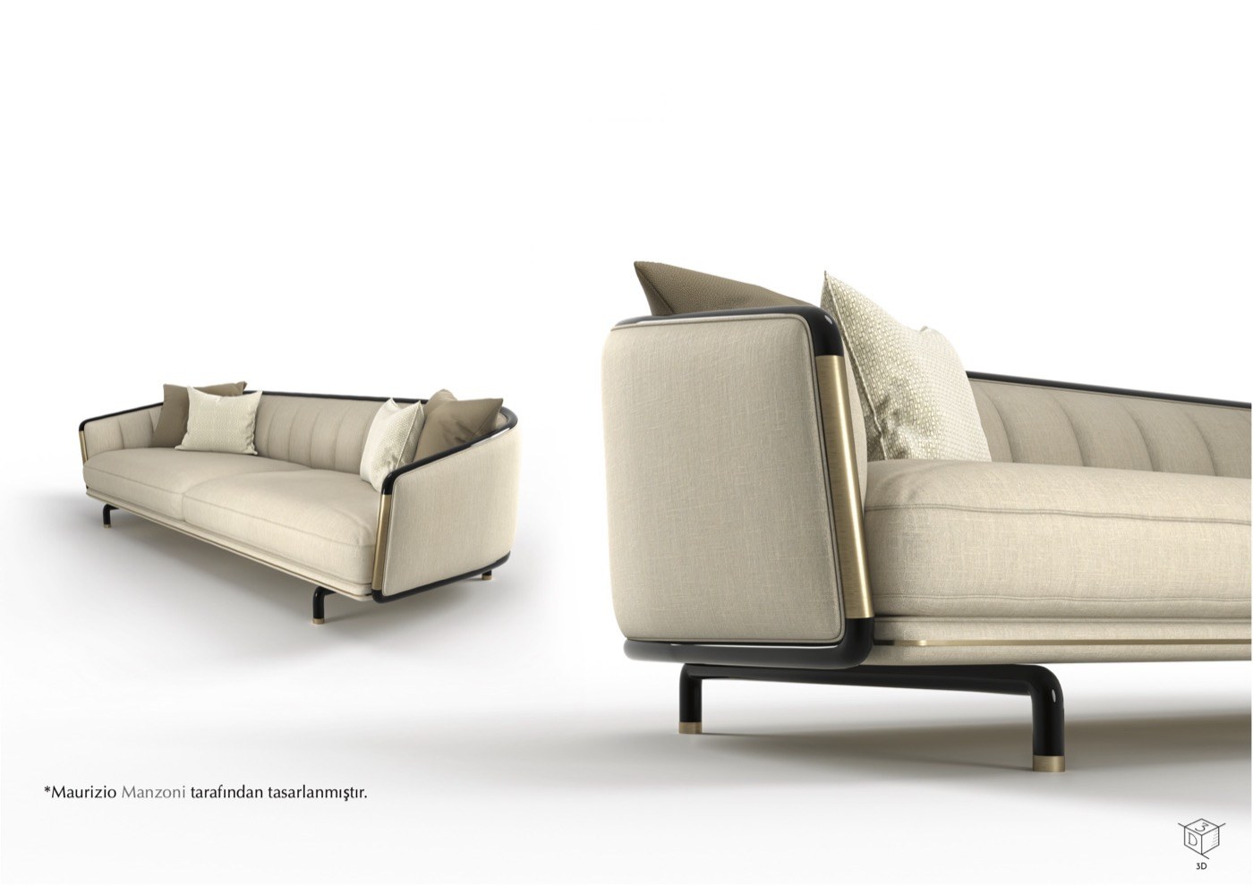 Fiume designer sofa — ByKepi, Delux Interiors Auckland