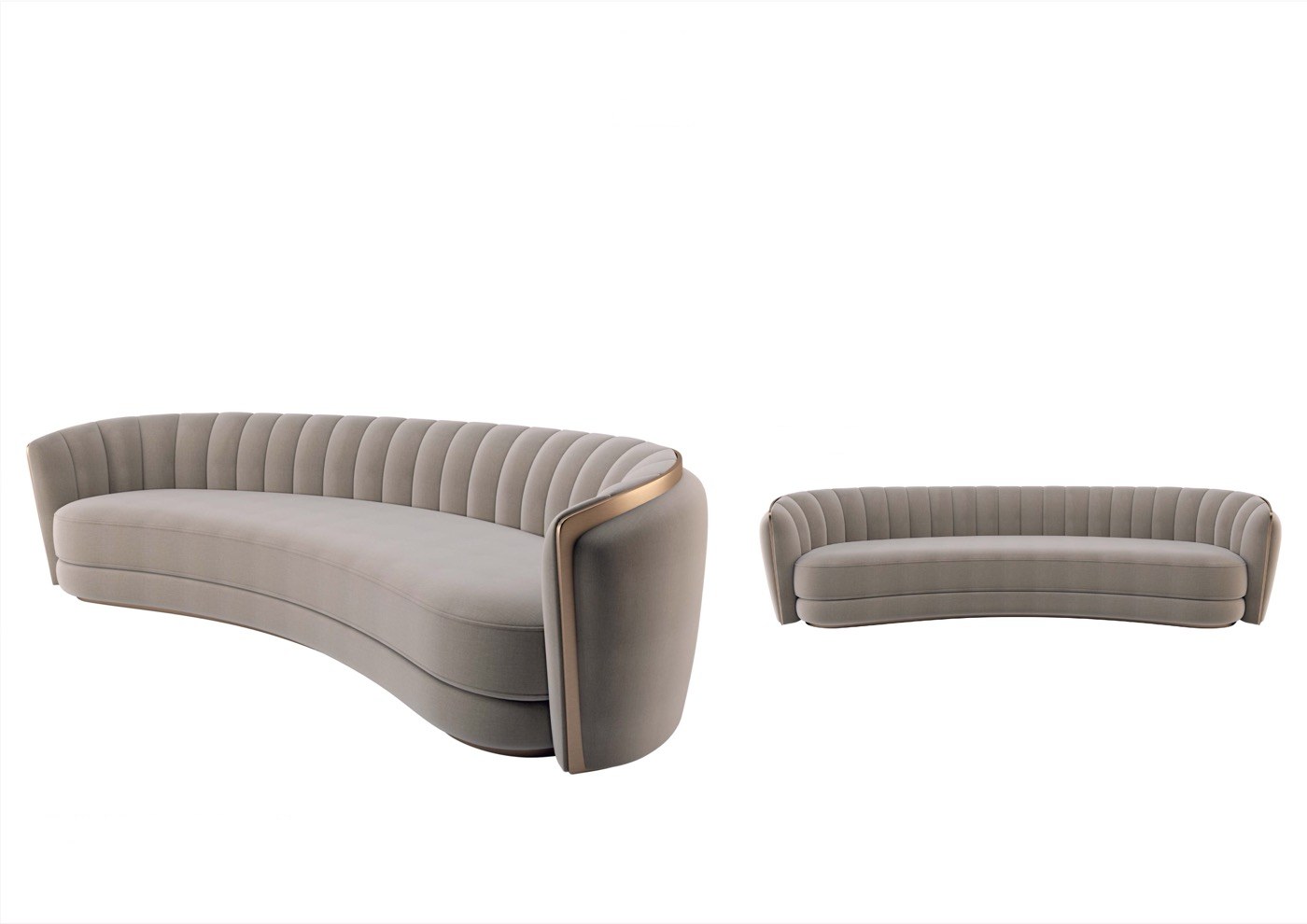 Powdery (upholstered) designer sofa — ByKepi, Delux Interiors Auckland
