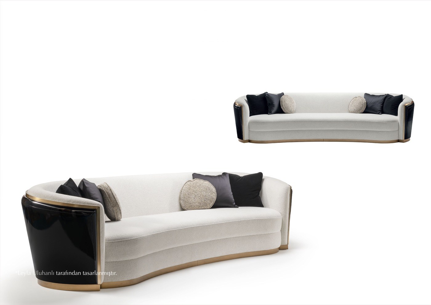 Powdery designer sofa — ByKepi, Delux Interiors Auckland