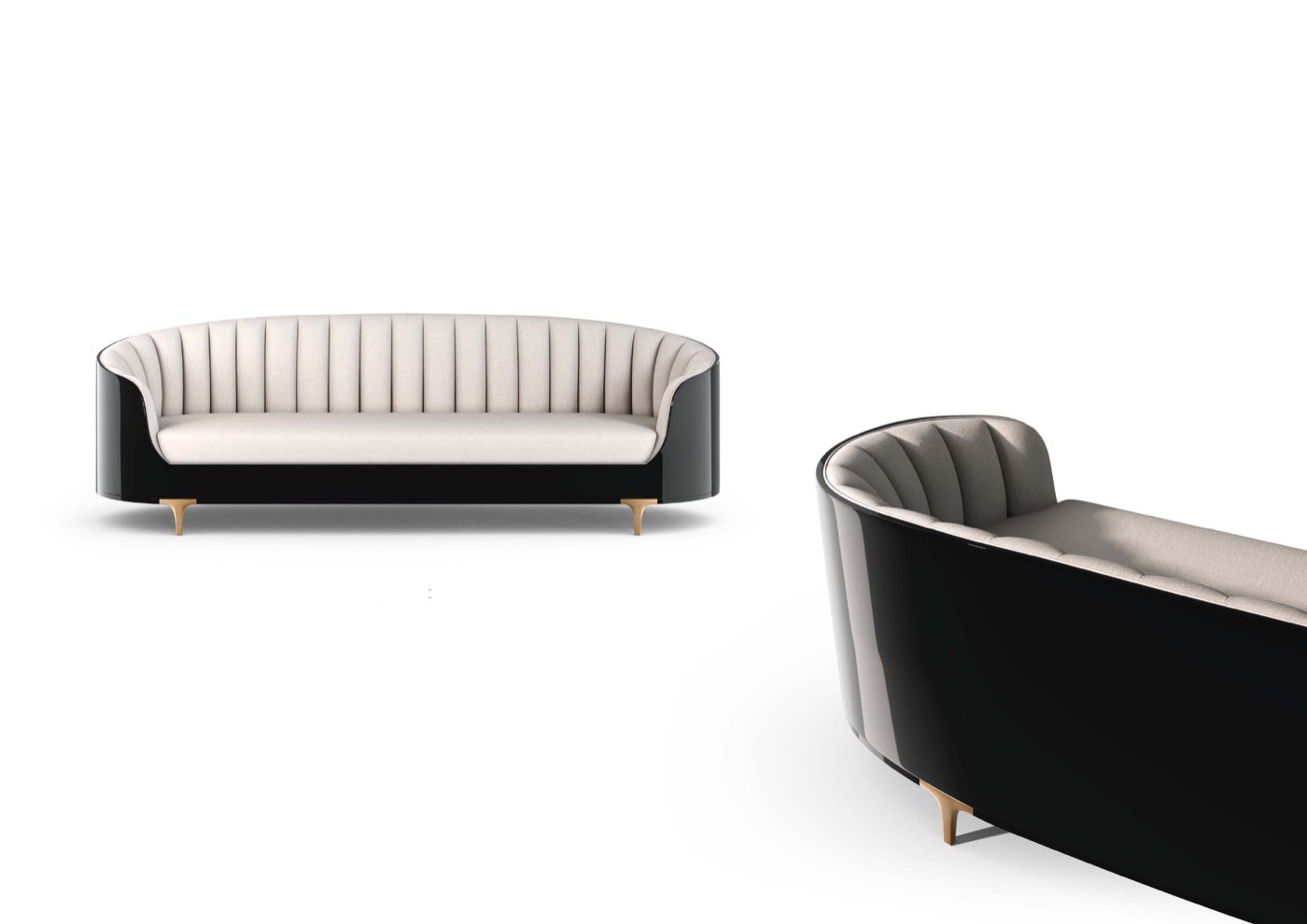 Terra (lacquered) designer sofa — ByKepi, Delux Interiors Auckland